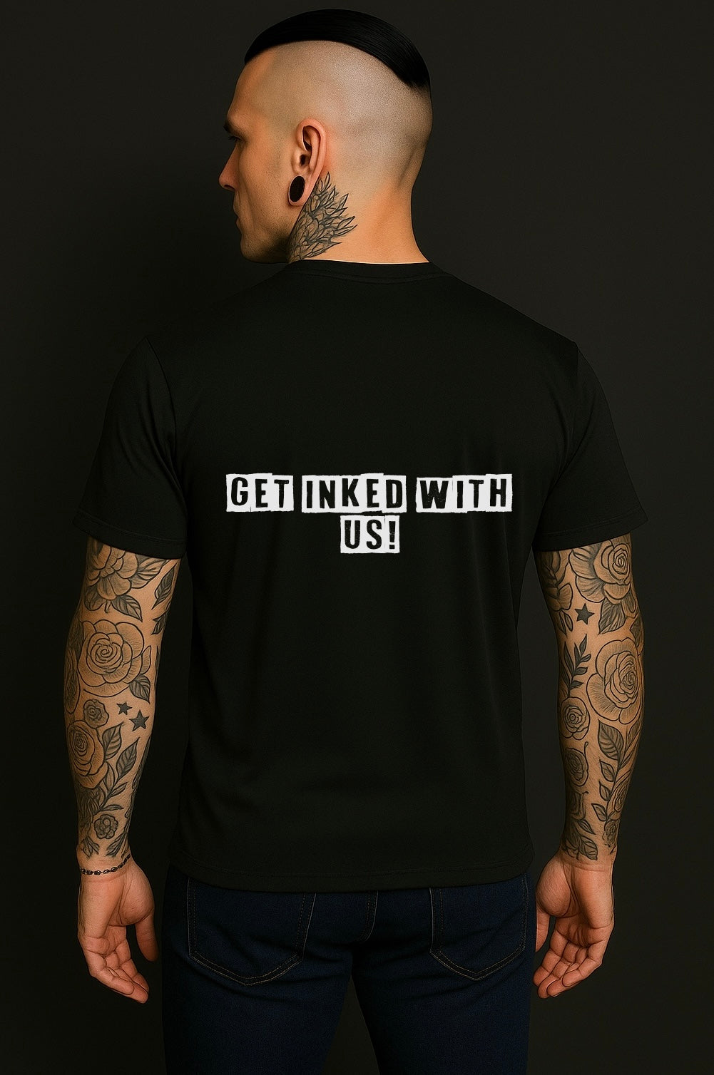 Unisex Ink Fest Black T-Shirt