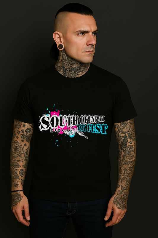 Unisex Ink Fest Black T-Shirt