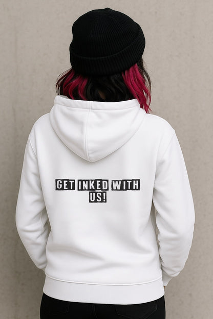 Unisex Ink Fest White Hoodie