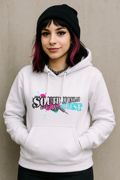 Unisex Ink Fest White Hoodie