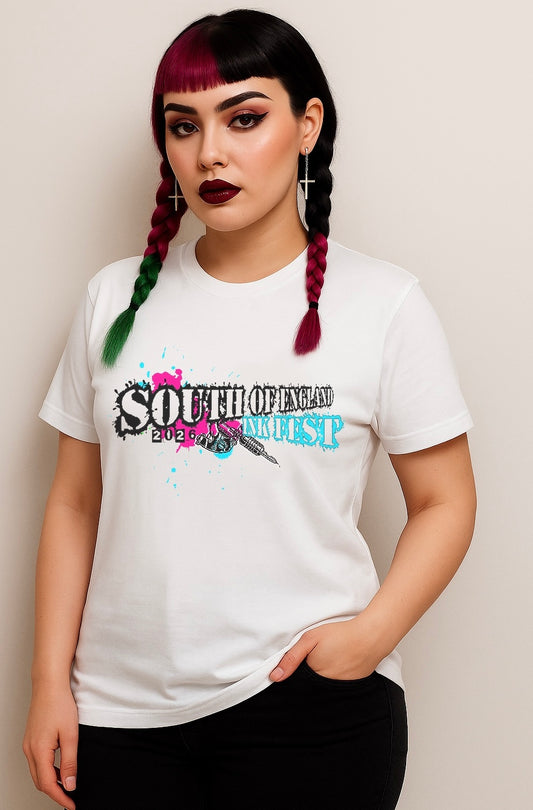 Unisex Ink Fest White T-Shirt